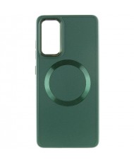 Чохол TPU Bonbon Metal Style with MagSafe для Samsung Galaxy S23 Army Green
