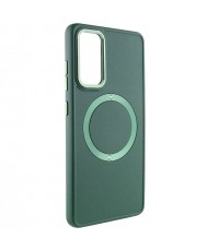 Чохол TPU Bonbon Metal Style with MagSafe для Samsung Galaxy S23 Army Green