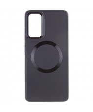 Чехол TPU Bonbon Metal Style with MagSafe для Samsung Galaxy S23+ Black