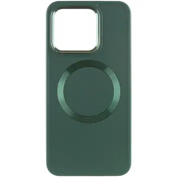 Чехол TPU Bonbon Metal Style with MagSafe для Xiaomi 14 Army Green