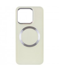 Чохол TPU Bonbon Metal Style with MagSafe для Xiaomi 14 White