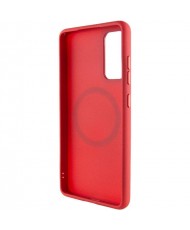 Чехол TPU Bonbon Metal Style with MagSafe для Samsung Galaxy S23 FE Red