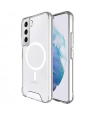 Чехол TPU Space Case with MagSafe для Samsung Galaxy S21 FE Transparent