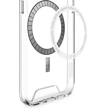 Чехол TPU Space Case with MagSafe для Samsung Galaxy S21 FE Transparent