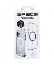 Чехол TPU Space Case with MagSafe для Samsung Galaxy S21 FE Transparent