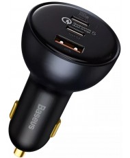 Автомобільний зарядний пристрій Baseus Qualcomm Quick Charge 5 Technology Multi-Port Fast 160W set + USB Type-C 100W Black (TZCCZM-0G)