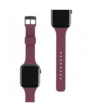 Ремешок URBAN ARMOR GEAR for Apple Watch 44/42 Dot Silicone Aubergine (19249K314747) (UA)