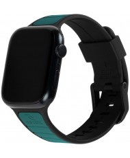 Ремешок URBAN ARMOR GEAR for Apple Watch 45/44/42mm - RIP CURL X Torquay Black/Turquoise (194112R1405D) (UA)