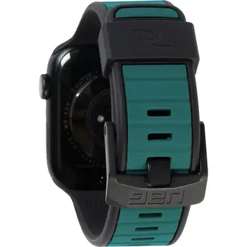 Ремешок URBAN ARMOR GEAR for Apple Watch 45/44/42mm - RIP CURL X Torquay Black/Turquoise (194112R1405D) (UA)