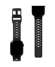 Ремешок URBAN ARMOR GEAR for Apple Watch Ultra 49/45/44/42mm - Civilian Silicone New Graphite/Black (194002114032) (UA)