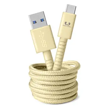 Кабель USB Type-C Fresh N Rebel Fabriq USB-C Cable 1,5m Buttercup (2CCF150BC)