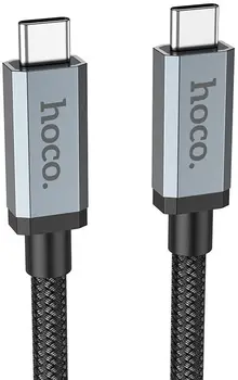 Кабель USB Type-C Hoco US06 USB3.2 Type-C to Type-C 20Gbps 1m Black