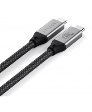 Кабель USB Type-C Satechi USB4 Pro Cable 1.2m Space Gray (ST-YU4120M)