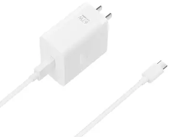 Сетевое зарядное устройство Oppo Supervooc 67W Super Flash Charger (Set) Power adapter USB-A and Type-A to Type-C cable CN White (VCB7CACH)