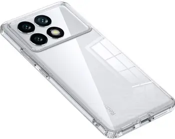 Чехол Wlons Luna Series Hard Rubber Case для Xiaomi Redmi K70/K70 Pro Transparent