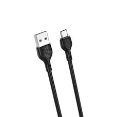Кабель XO-NB200 Type-A to Type-C (1m) Black