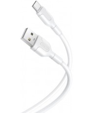 Дата кабель XO NB212 USB 2.0 AM to Type-C 1.0m 2.1A White (XO-NB212c-WH)