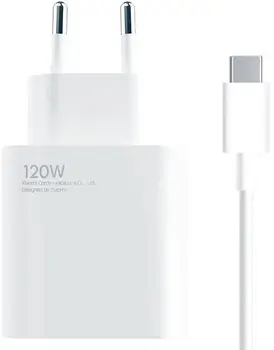 Зарядное устройство Xiaomi 120W Charger + USB Type-C Cable White (BHR6034EU)
