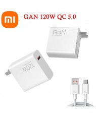 Зарядний пристрій Xiaomi 120W GaN Charger Set Power Adapter 120W USB-A та Type-A до Type-C cable CN White (MDY-14-ED)