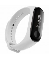 Ремінець силіконовий для Xiaomi Mi Band 3/4 (White)