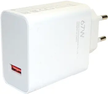 Зарядний пристрій Xiaomi Wall Charger 67W White + USB-C (BHR6035EU)