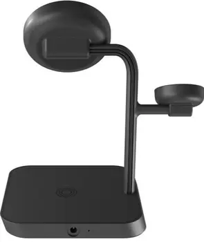 Бездротовий зарядний пристрій Zens 4-in-1 MagSafe + Watch Wireless Charging Station Black (ZEAPDC01/00)