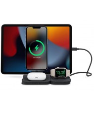 Беспроводное зарядное устройство Zens 4-in-1 Modular Wireless Charger with iPad Charging Stand Black (ZEAPM03/00)