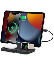 Беспроводное зарядное устройство Zens 4-in-1 Modular Wireless Charger with iPad Charging Stand Black (ZEAPM03/00)