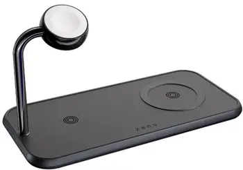 Бездротовий зарядний пристрій Zens Dual + Watch Aluminium Magnetic Wireless Charger Black (ZEDC05BM/00)