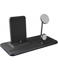 Бездротовий зарядний пристрій Zens 4-in-1 MagSafe + Watch + iPad Wireless Charging Station Black (ZEDC21B/00)