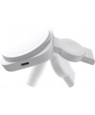 Бездротовий зарядний пристрій Zens 2-in-1 MagSafe + Watch Travel Charger White (ZEDC24W/00)