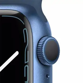 Смарт-годинник Apple Watch Series 7 GPS + Cellular 45mm Blue Aluminum Case w. Abyss Blue S. Band (MKJA3) #26306