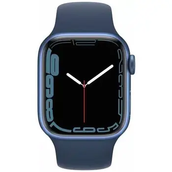 Смарт-годинник Apple Watch Series 7 GPS + Cellular 45mm Blue Aluminum Case w. Abyss Blue S. Band (MKJA3) #26306