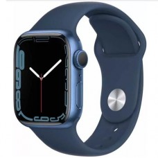 Смарт-годинник Apple Watch Series 7 GPS + Cellular 41mm Midnight Aluminum Case w. Midnight S. Band (MKH73)