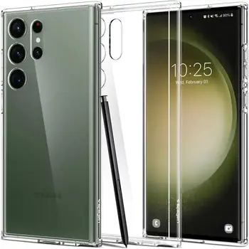Чехол Spigen Ultra Hybrid для Samsung Galaxy S23 Ultra Crystal Clear (ACS05617)