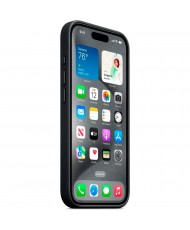 Чехол Apple FineWoven Case (AAA) with MagSafe для iPhone 15 Pro Black (MT4H3)