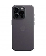 Чохол Apple FineWoven Case (AAA) with MagSafe для iPhone 15 Pro Black (MT4H3)