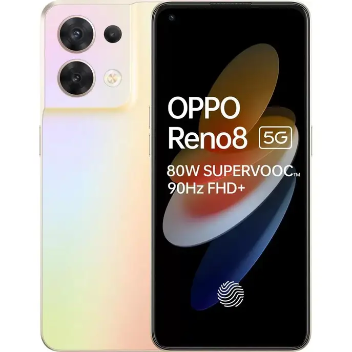 Смартфон OPPO Reno8 5G 8/256GB Shimmer Gold (Global Version)