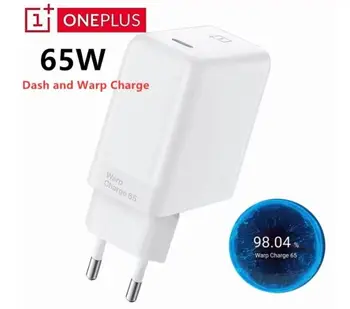 Сетевое зарядное устройство OnePlus Warp charge 65W power adapter and Type-C to Type-C White EU