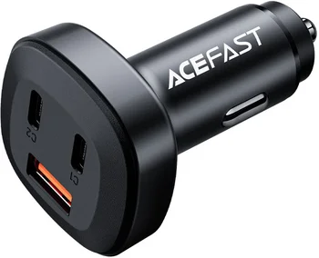 Автомобільний зарядний пристрій Acefast B3 Car Charger 66W (1USB-A/2C) Black