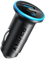 Автомобильное зарядное устройство Anker 323 PowerDrive 52.5W 1xUSB-A, 1xUSB-C, PIQ3.0 Black (A2735G11)