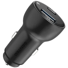 Автомобільний зарядний пристрій Senteo Q-07 USB-C PD/QC 66W 3A (with Certificate CE) Black