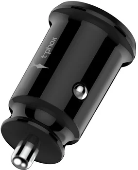 Автомобильное зарядное устройство T-PHOX Charger Set 2.4A Dual + MicroUSB Black (T-S09 SET M B)