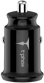 Автомобильное зарядное устройство T-PHOX Charger Set 2.4A Dual + MicroUSB Black (T-S09 SET M B)