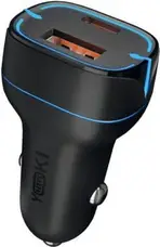 Автомобільний зарядний пристрій Yoki Led Series PD/QC 20W Black (YK-C20PD)