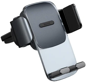 Автомобильный держатель Baseus Car Holder Air Vent Easy Control Clamp Black (SUYK000101)