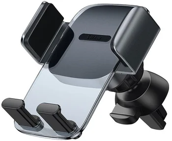 Автомобильный держатель Baseus Car Holder Air Vent Easy Control Clamp Black (SUYK000101)