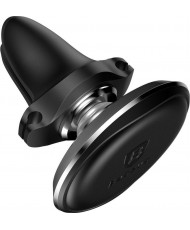 Автомобильный держатель Baseus Magnetic Air Vent Car Mount With Cable Clip Black (SUGX020001)