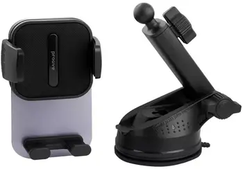 Автомобільний тримач Proove Crystal Clamp Plus Suction Type Car Black