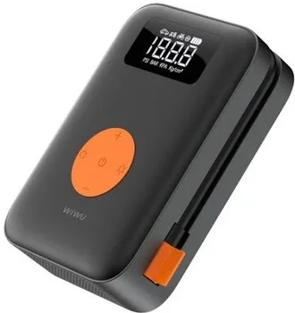 Автомобільний компресор WIWU Wi-Ai003 Portable Cordless Tire inflator Black (6977703650792)